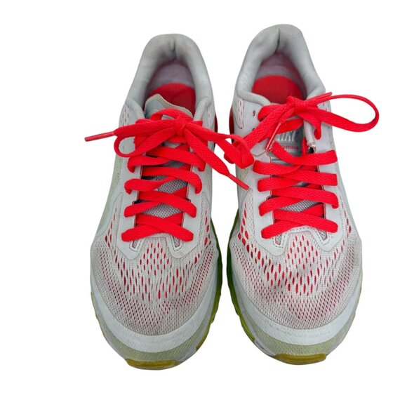 Nike 2014 Air Max Neon Pure Platinum Sneakers Youth size 7 Women's size 8.5 - Picture 4 of 8